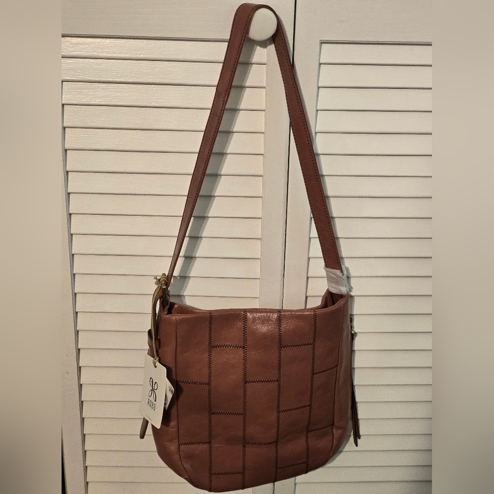 NWT Hobo Kharma Vintage Hide Leather Bag – Burnished Rose Patchwork
